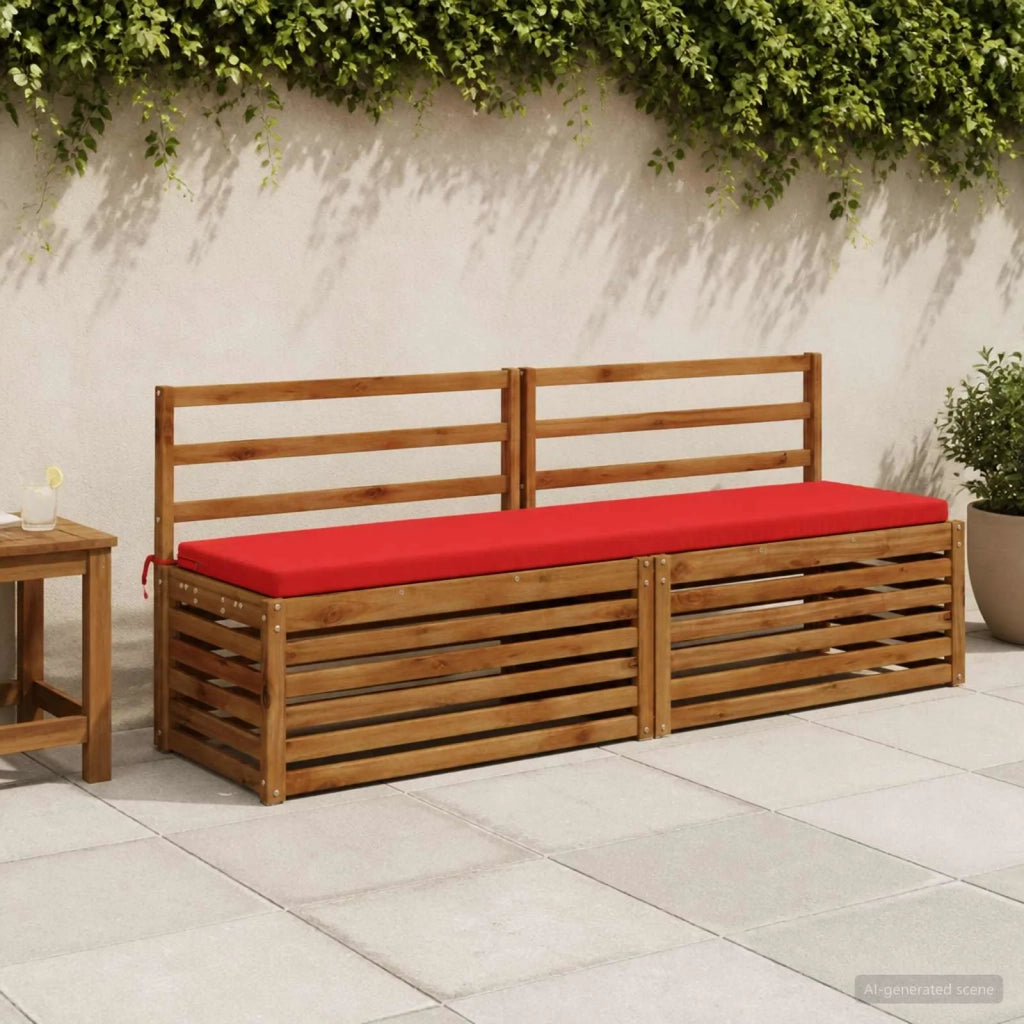 Cuscino per panchina SOEST 100% Poliestere Rosso 949188