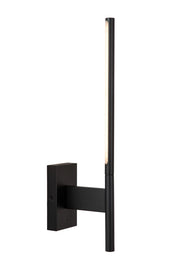 Applique da parete FINAN LED 6W nero alluminio Lucide
