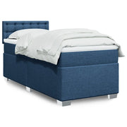 Giroletto a Molle con Materasso Blu 100x200 cm in Tessuto 3288119