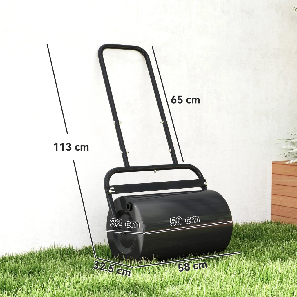 Rullo da Giardino - Xylo - Metallo Nero 32x50cm 38L