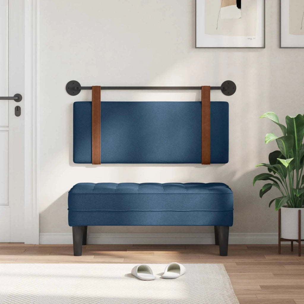 Testiera | Testata sospesa Blu PU Antico