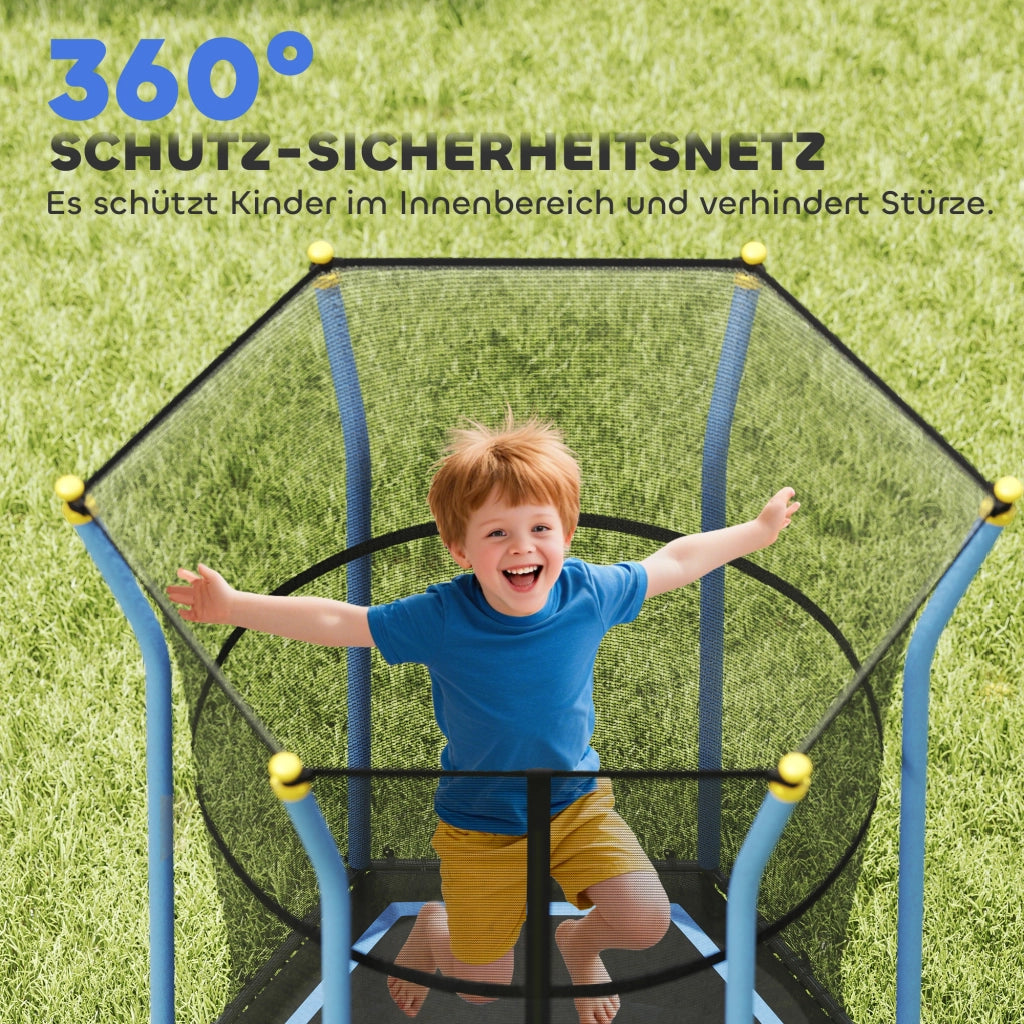 Trampolino per bambini ¨C zephmum ¨C nero e blu