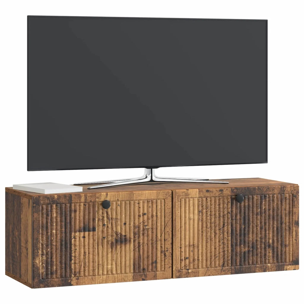 Mobile Porta TV da Muro Legno antico 98 x 31 x 30 cm 898053