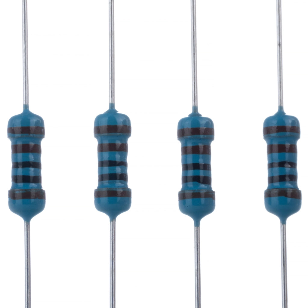 Resistore 0,25W 1% 100 Pezzi – Resistenza 1kΩ | Montaggio THT, Tolleranza ±1% | Progetti Elettronici ed Esperimenti