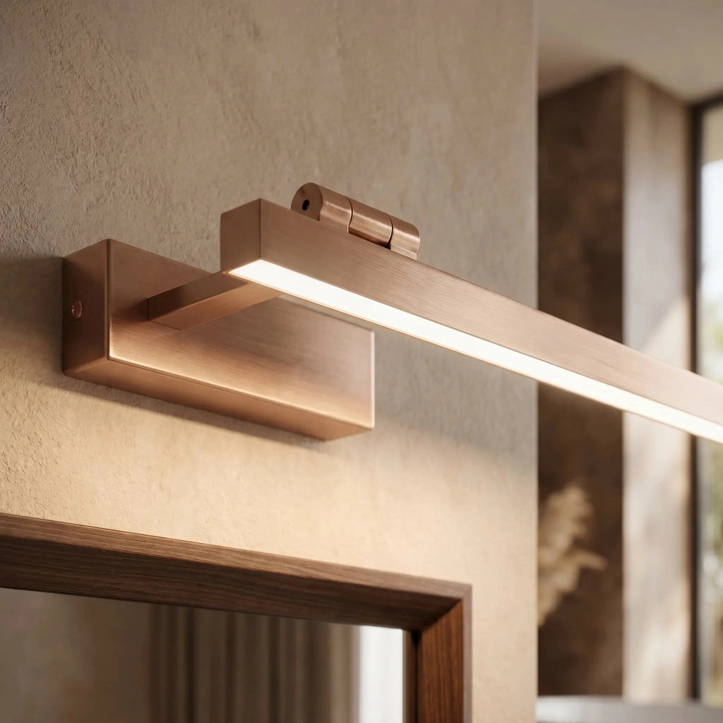 Applique Da Bagno Led Swe038-1w 60cm Brush Copper