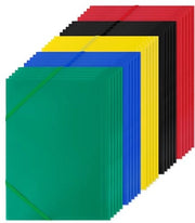 25 fogli A4 con cerniera elastica, PP chiusura a molla per foglio A4, PP foglio A4 DIN, cartellino documenti, cartellino leggero per dossier, riunioni, rapporti, articoli per ufficio