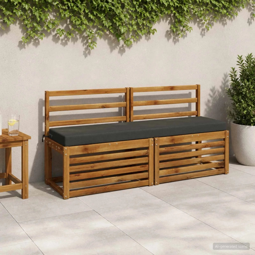 Cuscino per panchina SOEST 100% Poliestere Antracite 949794