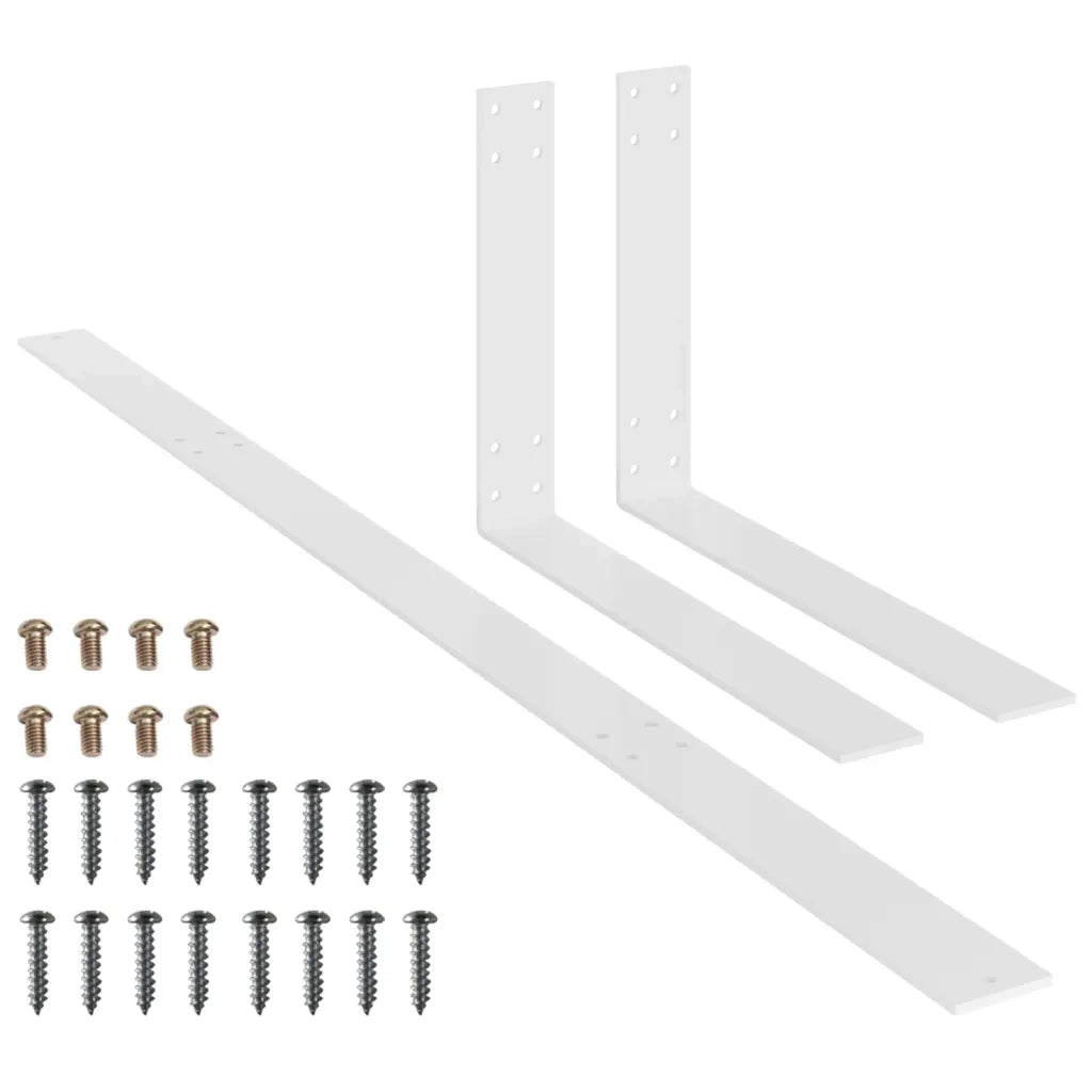 Schienale per Divano a Pallet Bianco 110 cm in Ferro 315792