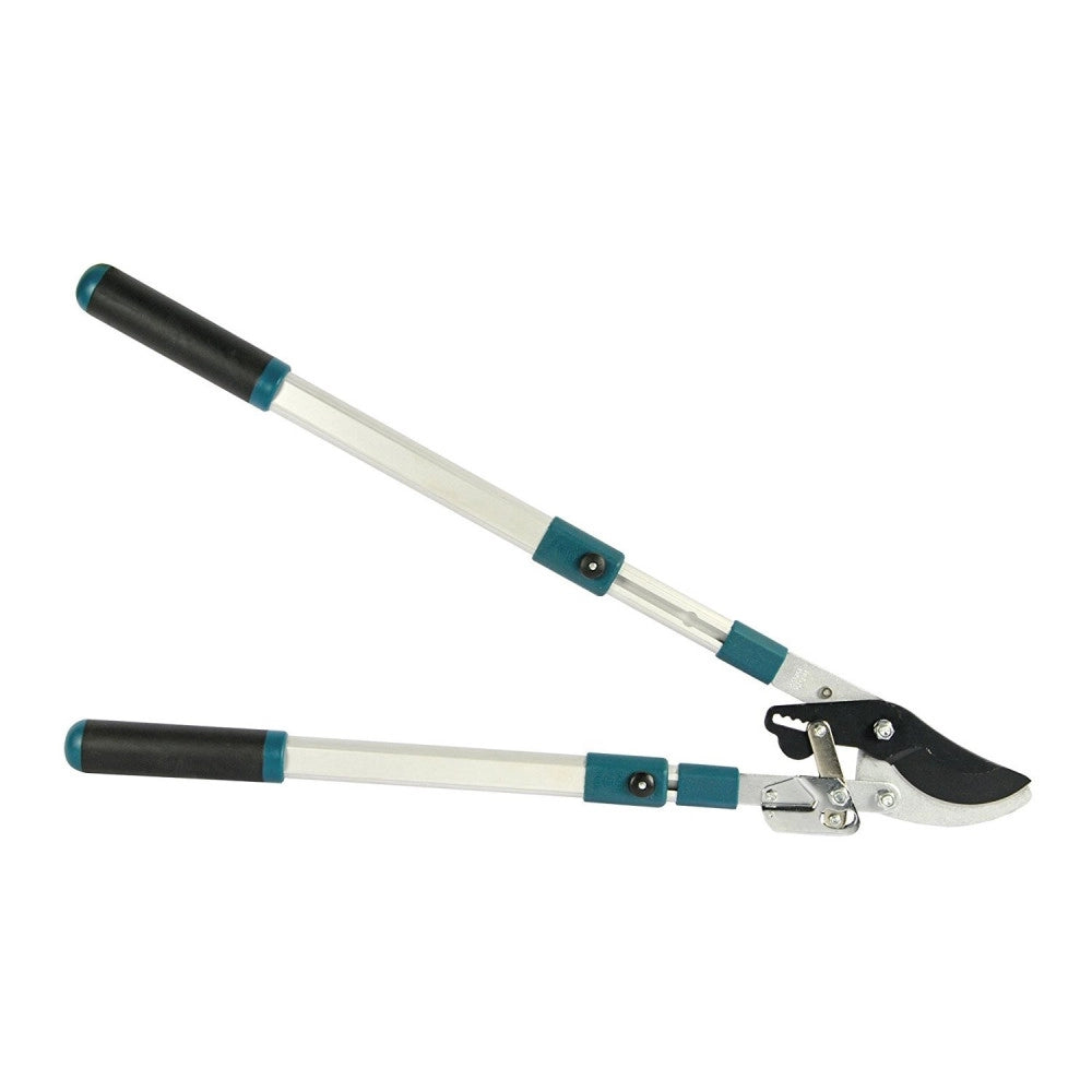 Trade Shop - Forbice Cesoia Da Pota Taglia Rami A Cricchetto Con Manici Allungabili -