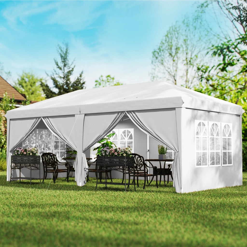 Carpa Pieghevole ¨C Minimal ¨C Bianco 5.85x2.95x2.7 m