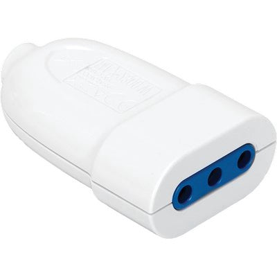 PRESA MOBILE AIGOSTAR - BIANCO 2P+T 10A- 12 pezzi