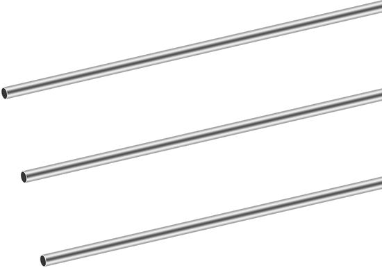 Tubazioni in Acciaio Inossidabile - 304 - 8mm di Diametro Esterno - 300mm di Lunghezza - 3 Pezzi - Leggero e Corrosione-Resistente - Tubi in Acciaio