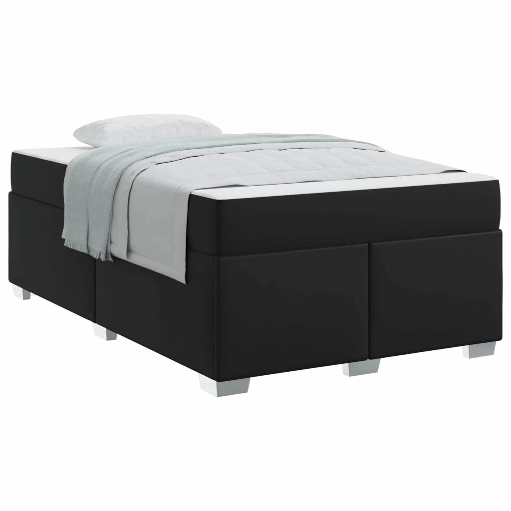 Struttura del letto con materasso Nero 120 x 190 cm Tessuto 3399230