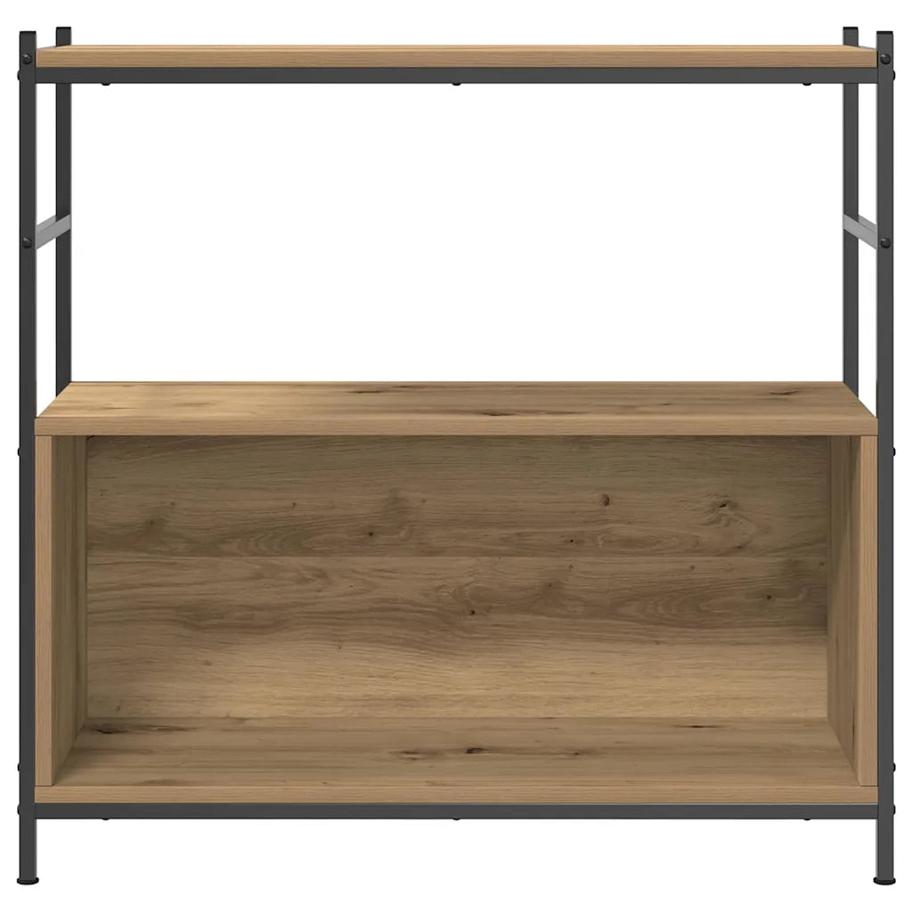 Libreria-Scaffale per Libri-Mobile di Stoccaggio rovere artigianale 80 x 30 x 78.5 cm Legno multistrato