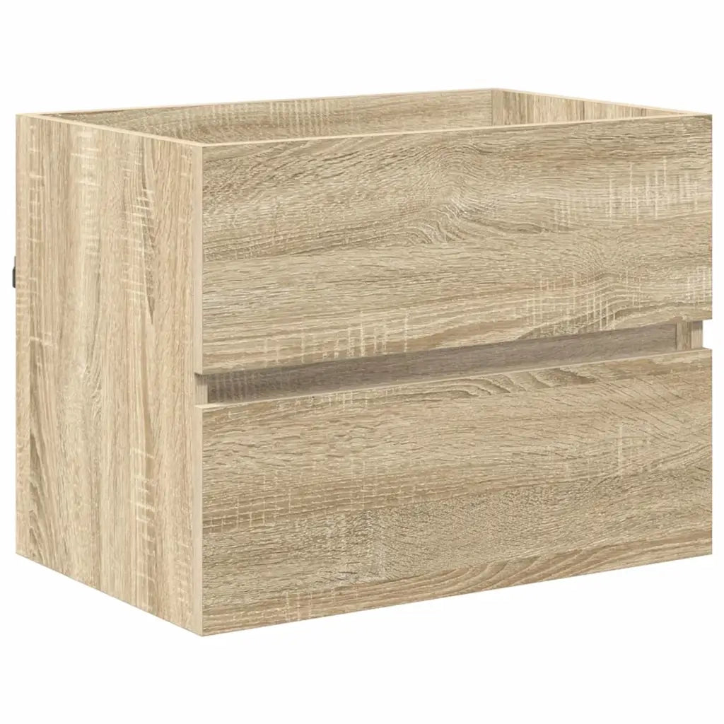 Set di mobili per il Bagno | Armadio da bagno Rovere Sonoma Legno multistrato