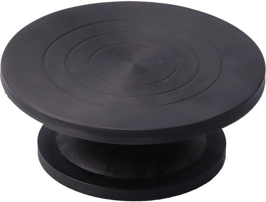 Draaitafel per Artigiano - Manuale per la Scultura - Materiale Robusto - Rulli a Bola Robusti - Costruzione Sostenibile