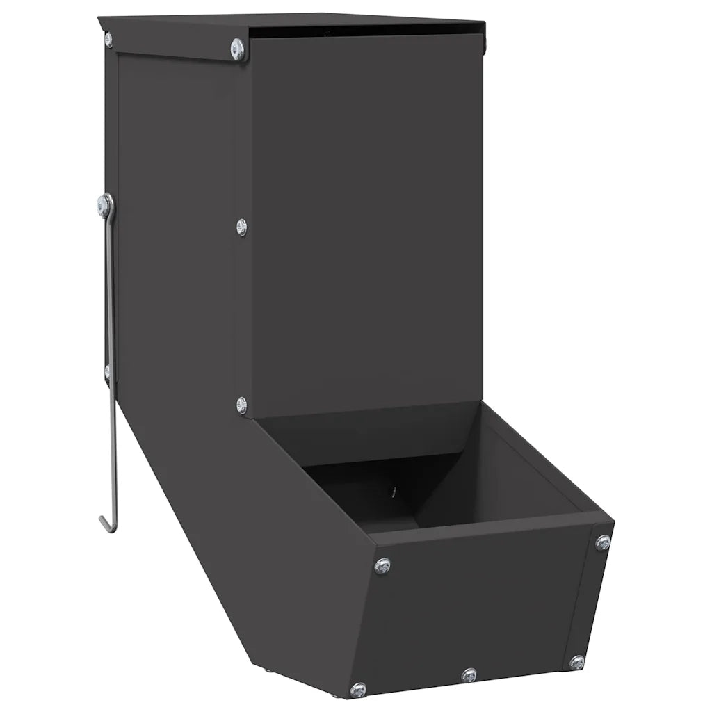 Mangiatore per conigli Nero 12,5 x 26 x 28,5 cm 874597