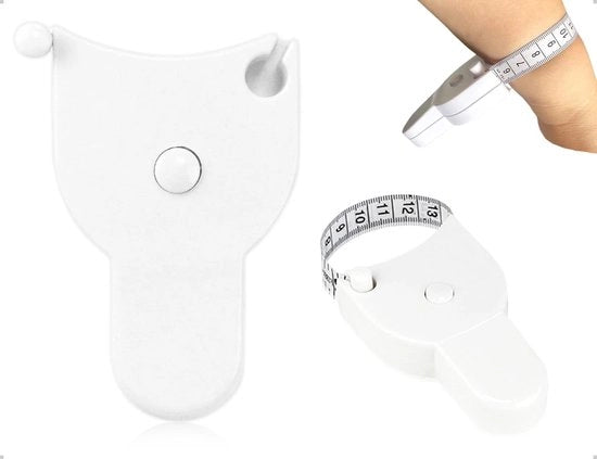 Misuratore di misure ergonomico con design adattabile - Misuratore di misure retrattile - Scala doppia in polliche e centimetri - Lunghezza 150 cm - Materiale robusto - Facile da utilizzare