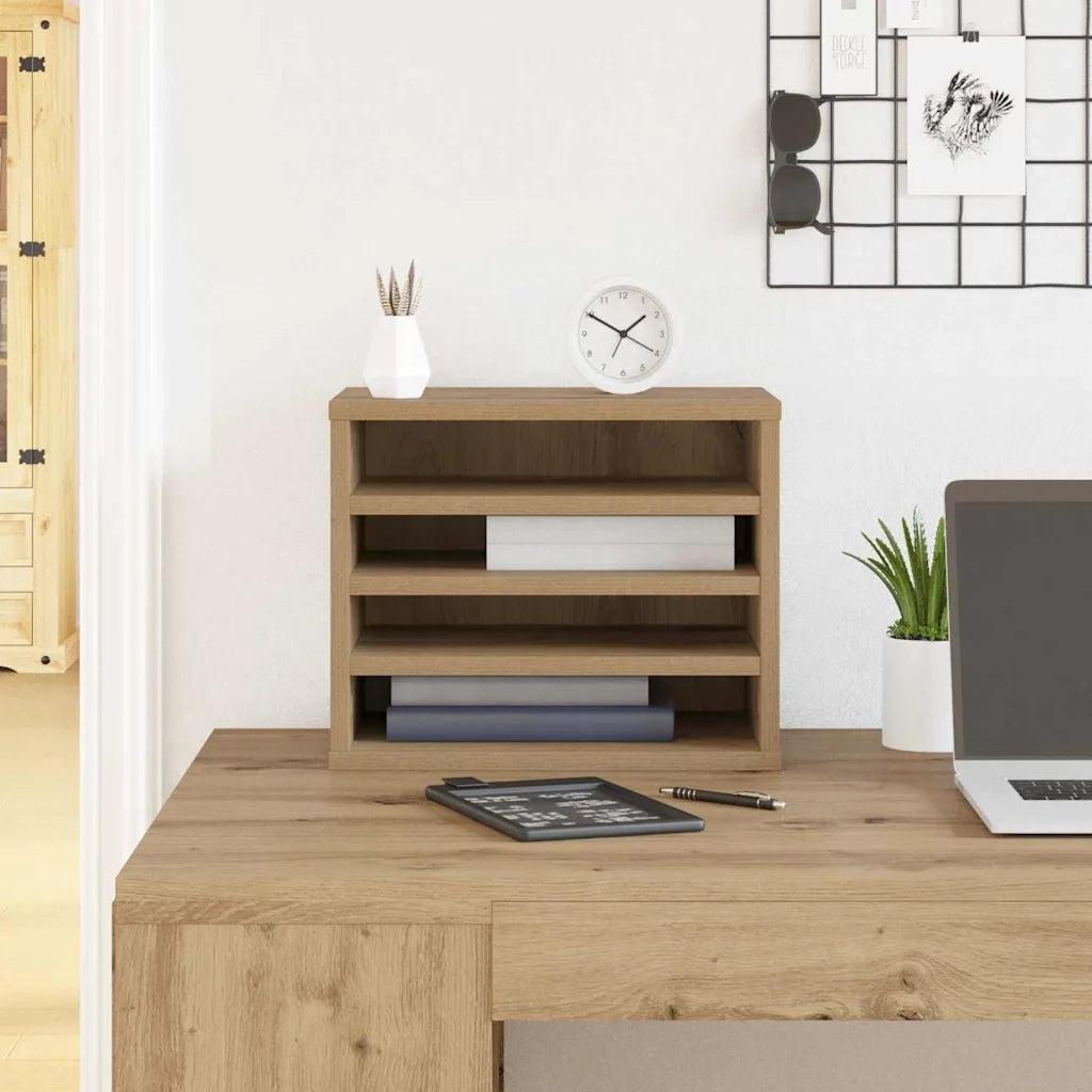 Organizzatore da scrivania Rovere artigianale 36 x 26 x 29,5 cm 869202