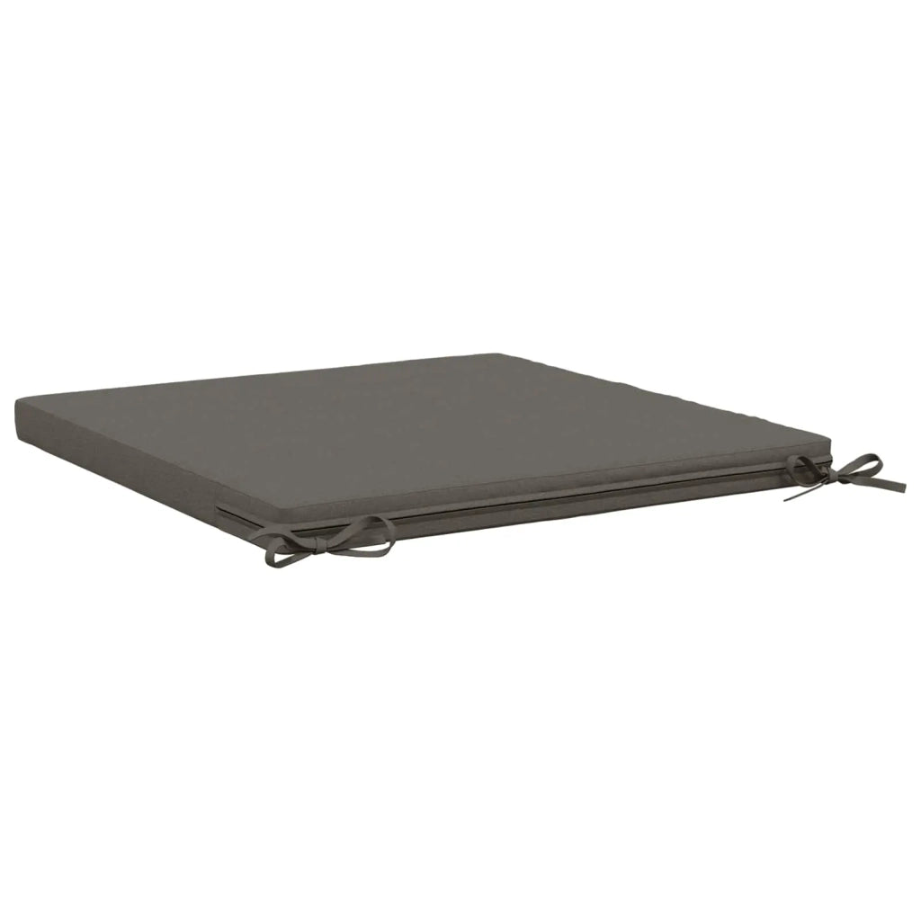 Cuscini per Sedia in 4 Pezzi SOEST 4 pz 100% Poliestere Grigio 944838