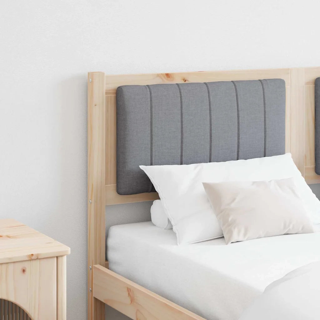 Testiera | Testata imbottita con Testiera | Testata Marrone 135 cm Pino massello