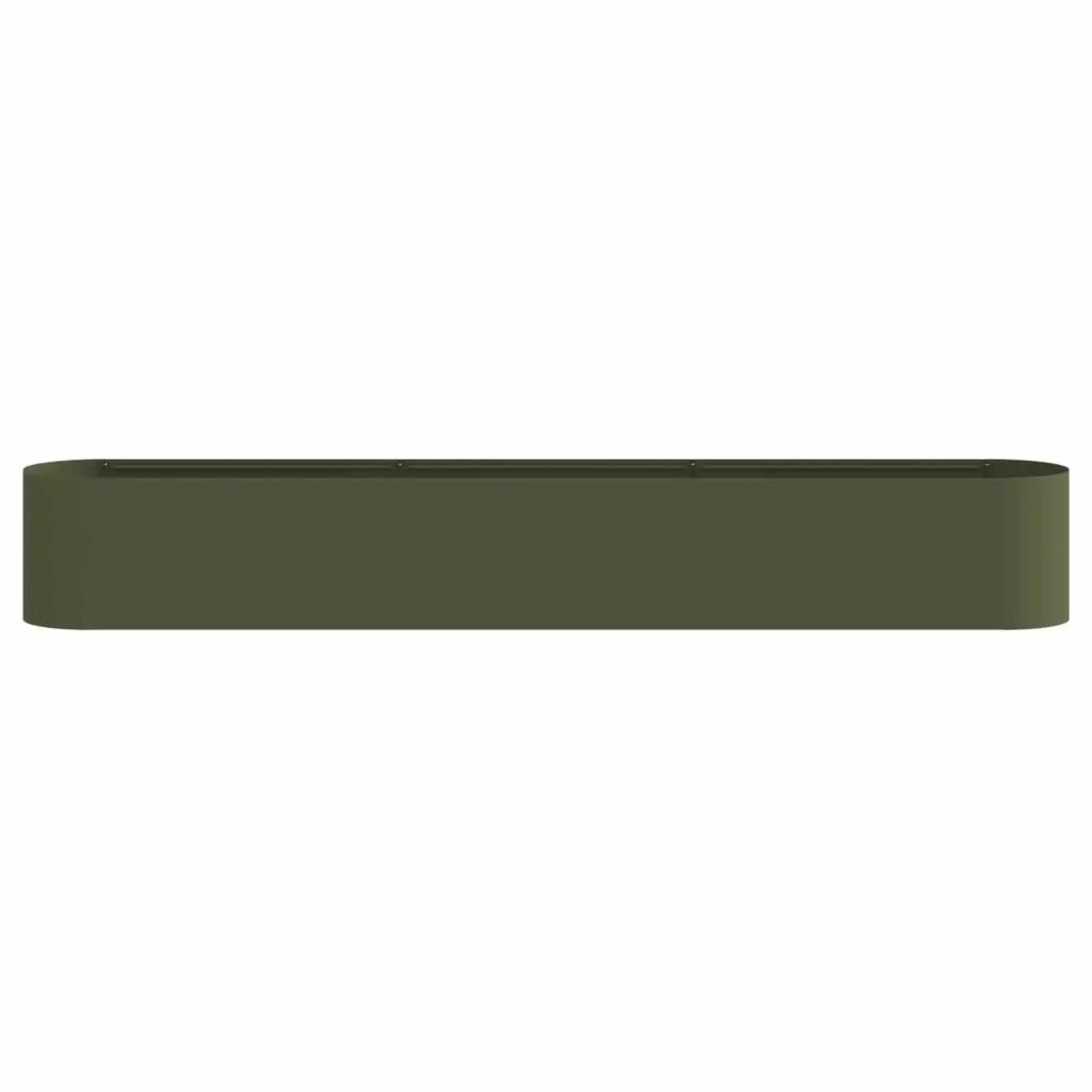 Letto rialzato da giardino Verde Oliva 280 x 40 x 40 cm 8011701