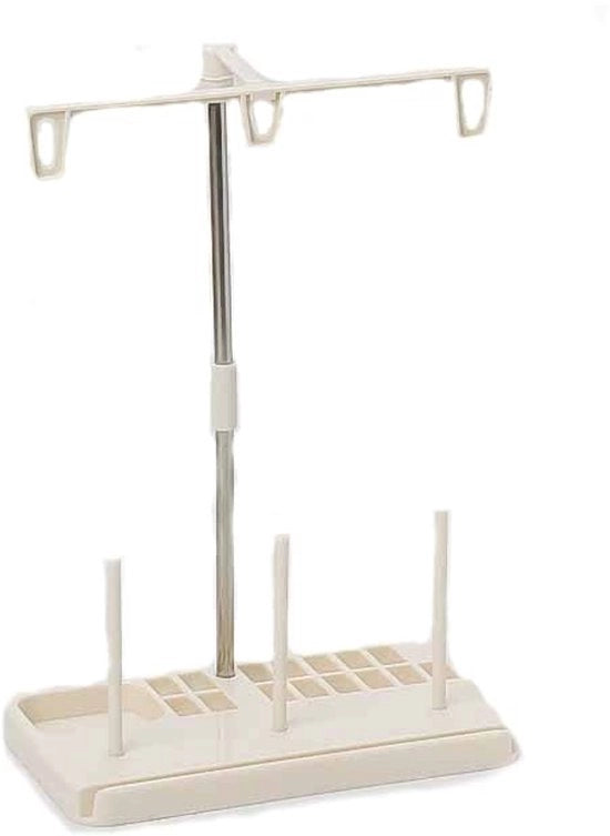 Supporto per fili - Leggero - Manico per fili - Otre per fili - 3 rulli - Costruzione solida - Macchina per cucire domestica - Otre per fili