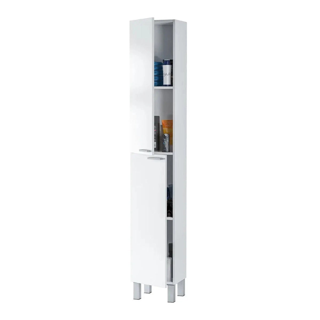 Colonna bagno sospesa due ante 30x25x182h bianco