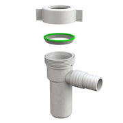 ATTACCO LAVATRICE IN PVC UNIVERSALE CON GHIERA 11/4 ø32   BONOMINI S.R.L.