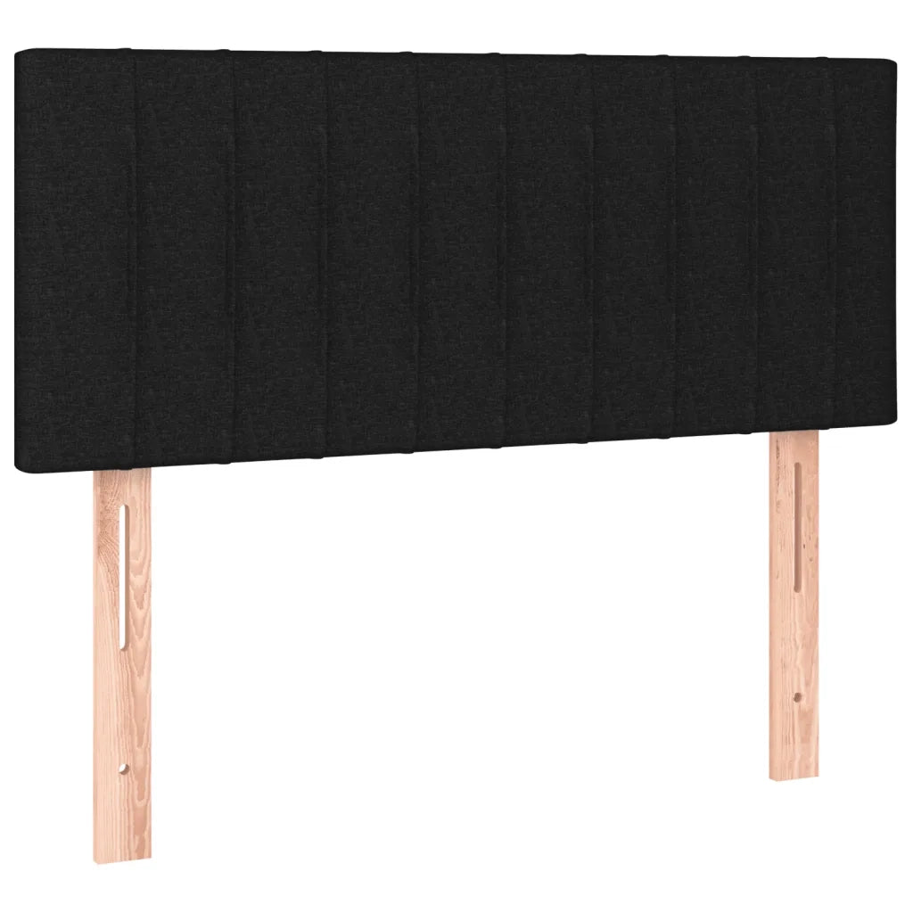 Giroletto a Molle con Materasso Nero 120x190 cm in Tessuto 3269739