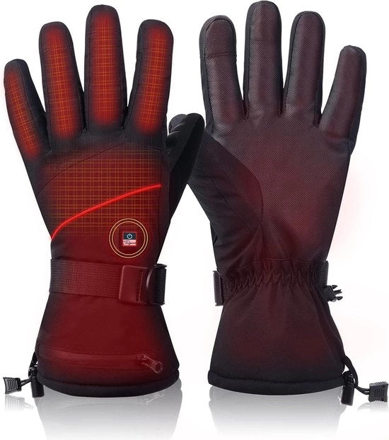 Manopole Elettriche - Manopole Riscaldate Impermeabili - Manopole con Riscaldamento - Nero/Unisex