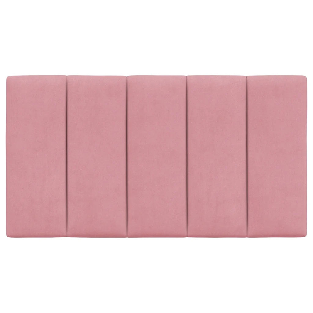 Cuscino Testiera Hanko Rosa 90 cm in Velluto 374654