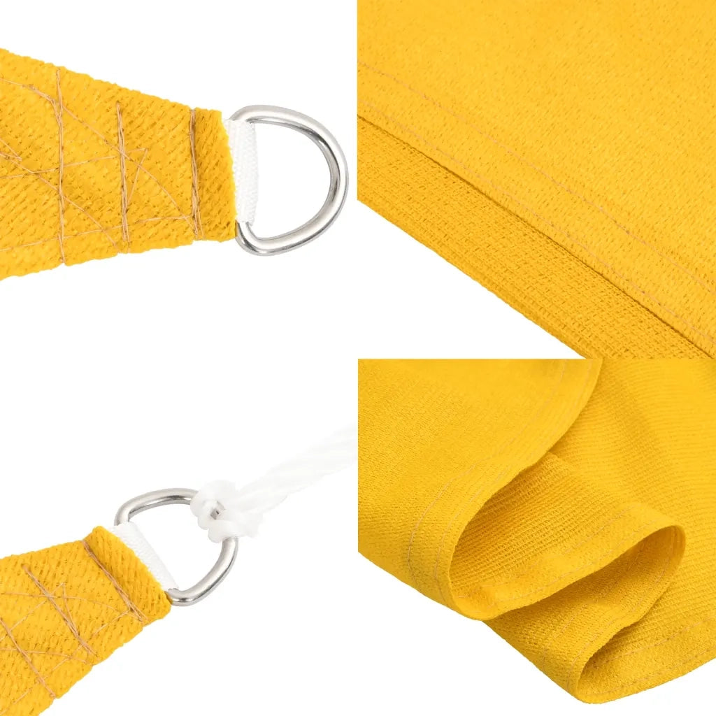 Vela Parasole-Telo Ombra-Vela Ombreggiante 160 g/m2 Gialla 2,5x5 m in HDPE