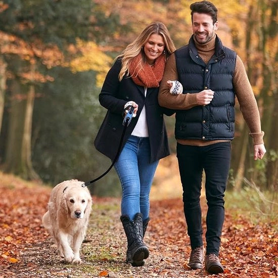 Raccordo per cani - lunga cintura di traino per cani, cintura di traino per cani, retrattile, cintura di traino per cani, cintura di traino per passeggiate 8m