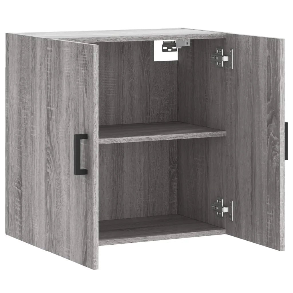 Armadietto a Muro | Mobile Pensile Grigio Sonoma 60x31x60 cm in Legno Multistrato