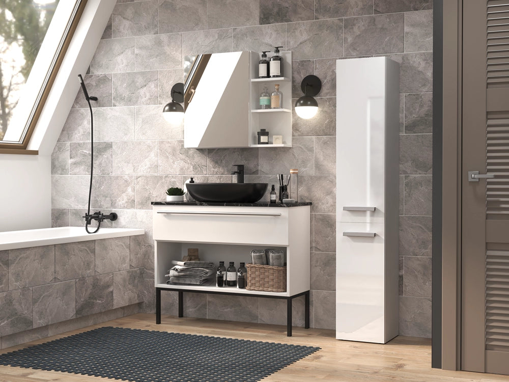 Colonna bagno NEL II bianco lucido