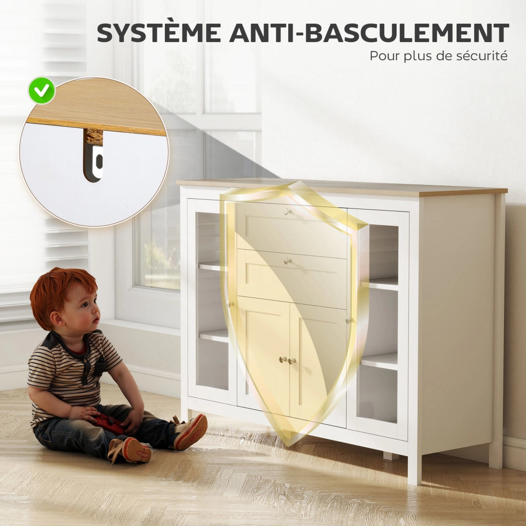 Credenza ¨C Minimal ¨C bianco, moderno, 120x40x90