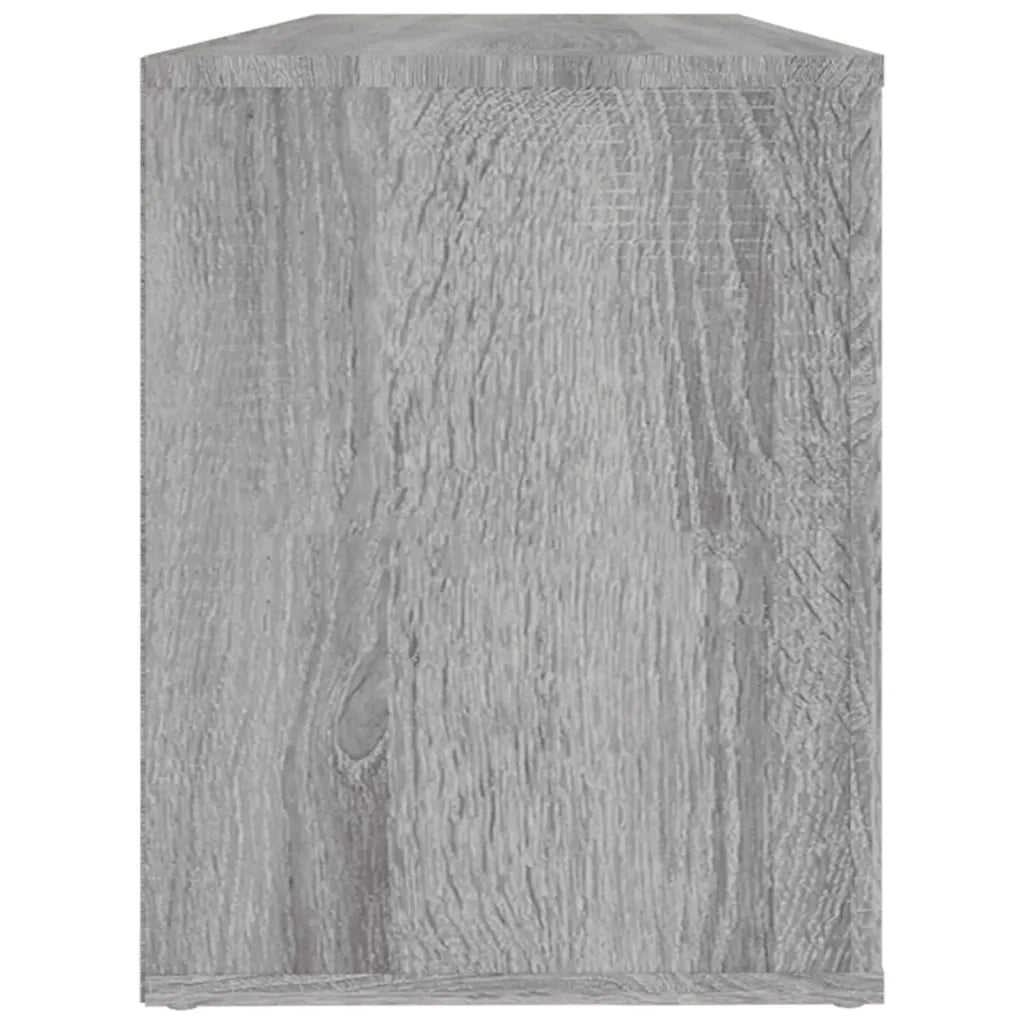 Scarpiera-Scaffale per scarpe Grigio Sonoma 100x35x45 cm in Legno Multistrato 791823