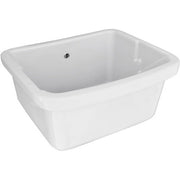 Pilozzo in ceramica 75x60 cm senza strizzatoio Bianco