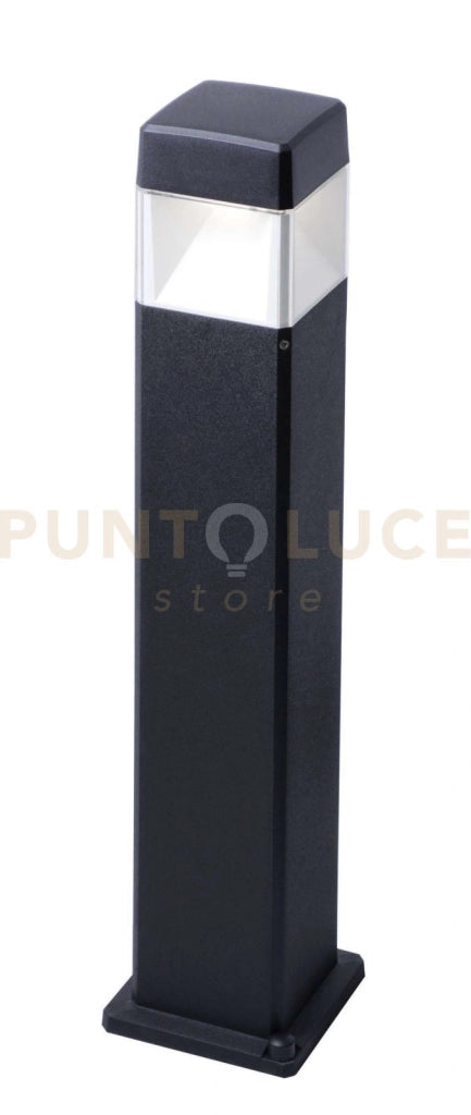 LODI PALO 80 CM 1 LUCE NERO IP55 ATTACCO GX53 LED 10W LAMPADINA INCLUSA