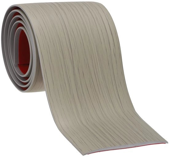 76x2m Profilo di transizione in vinile autofibro, finitura khaki, striscia di transizione autofibro morbida per pavimenti, protezione del bordo, strisce di copertura per pavimenti in laminato