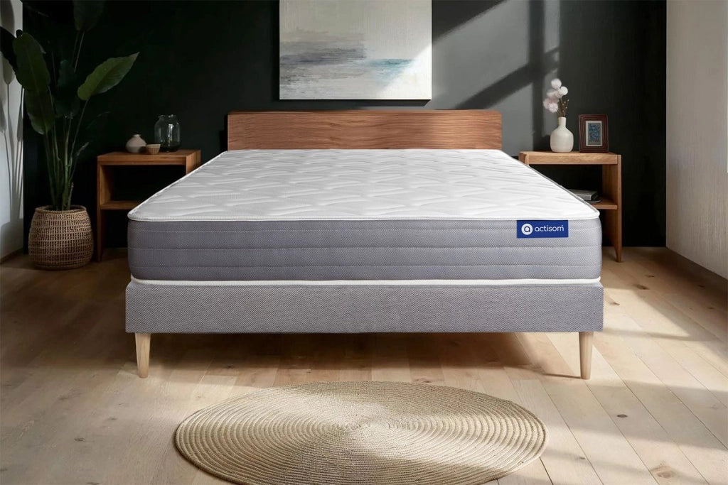 Kit rete e materasso Actiflex dream 120x195cm - Spessore : 22cm - Molle insacchettate e memory foam - Moderatamente rigido