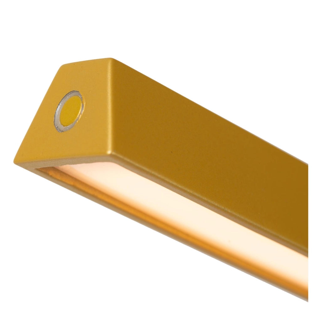Lampada da terra minimal LED 3W LAVALE Lucide gialla