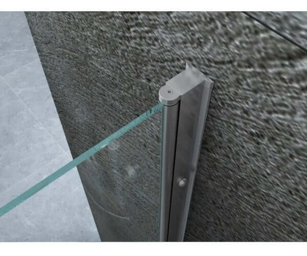 Box Doccia 8mm Anta Battente Totale e Lato Fisso - Venus - 100x100