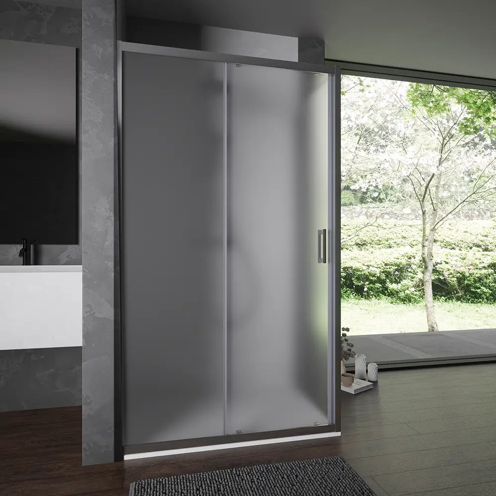 Box doccia 70x150 cm scorrevole vetro temperato 6mm opaco h198 | Tahiti