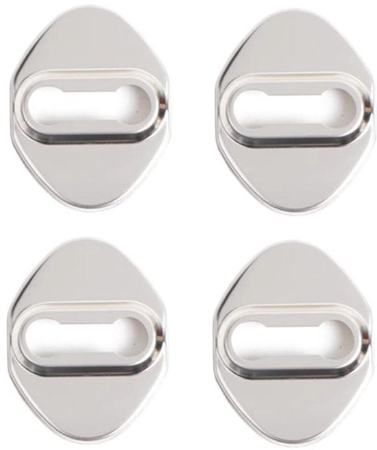 Accessori di protezione per portiere - Copertura per slot di chiusura - Protezione per portiere del veicolo - Argento - Acciaio inossidabile - Accessori per Honda - Adatto per...