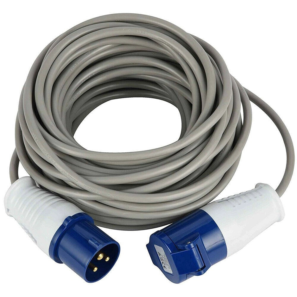 Trade Shop - Prolunga Industriale Cavo 20 Mt Presa Iec Spina A 3 Poli Per Campeggio Cantiere -
