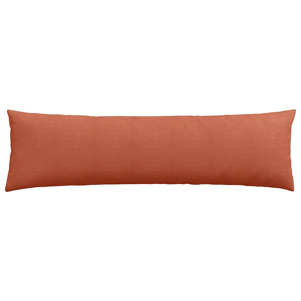 Cuscini da Divano 2 pz-Set di 2 Cuscini per Sofa Rosso Arancio 145 x 40 cm