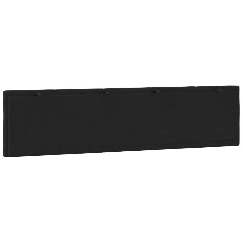Cuscino Testiera Hanko Nero 200 cm in Velluto 374691