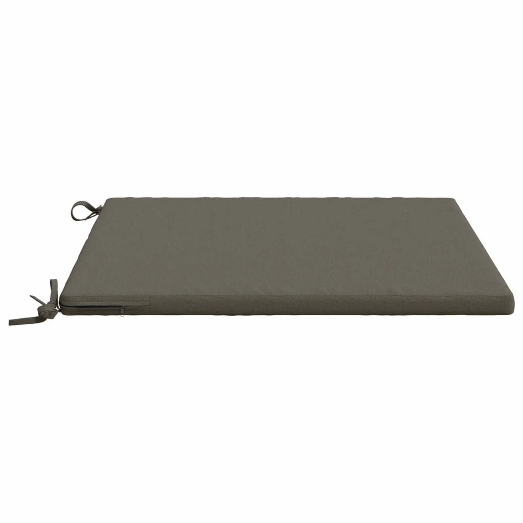 Cuscini per Sedia in 4 Pezzi SOEST 4 pz 100% Poliestere Grigio 944954